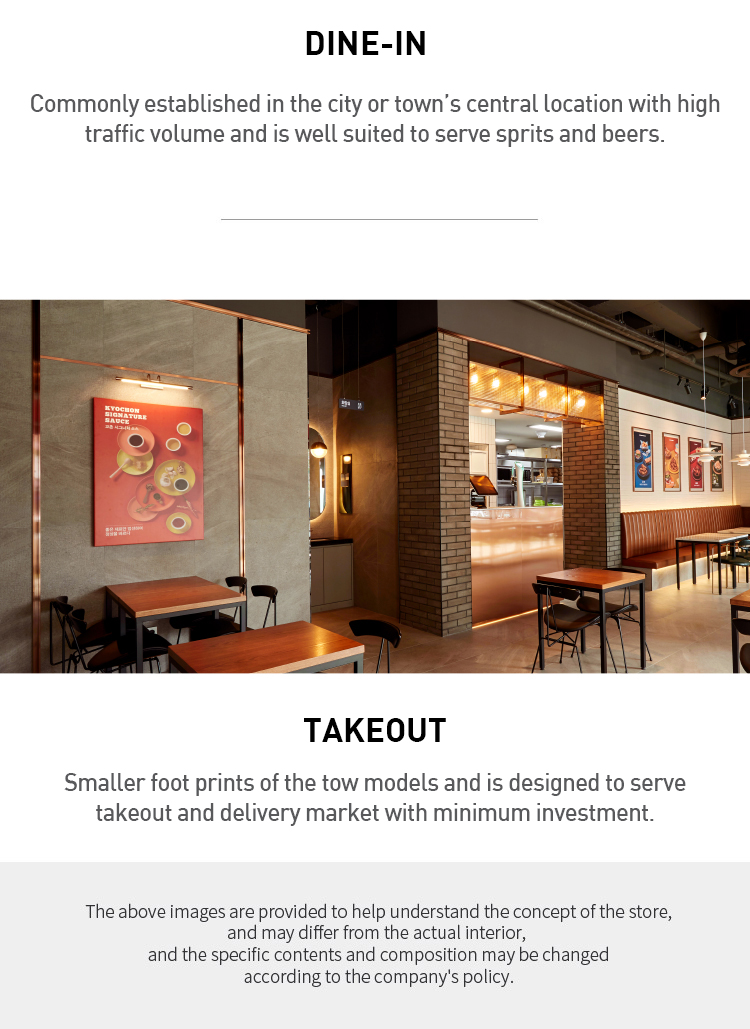 The above images are provided to help understand the concept of the store, and may differ from the actual interior, and the specific contents and composition may be changed according to the company's policy.
